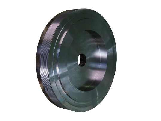 Poly-V steel pulley